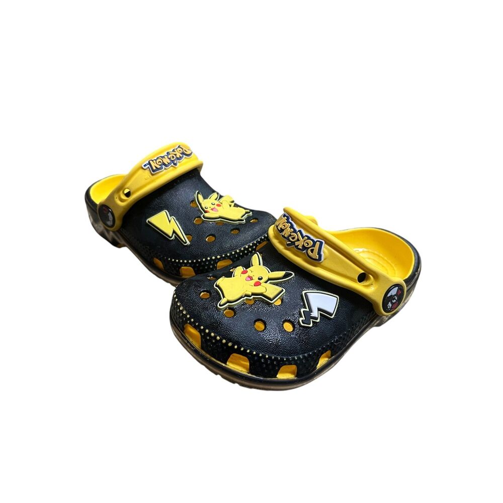 Kids' Crocs x Pokémon Pikachu Classic Clog Shoes- T6